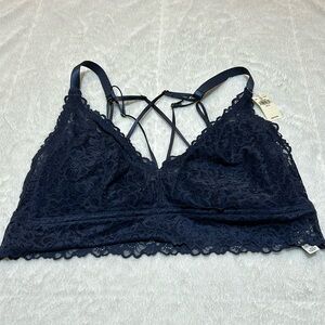 NWT Navy Blue Aerie Bralette